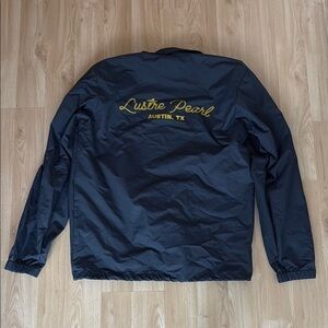 Navy Blue Wind Breaker Jacket
